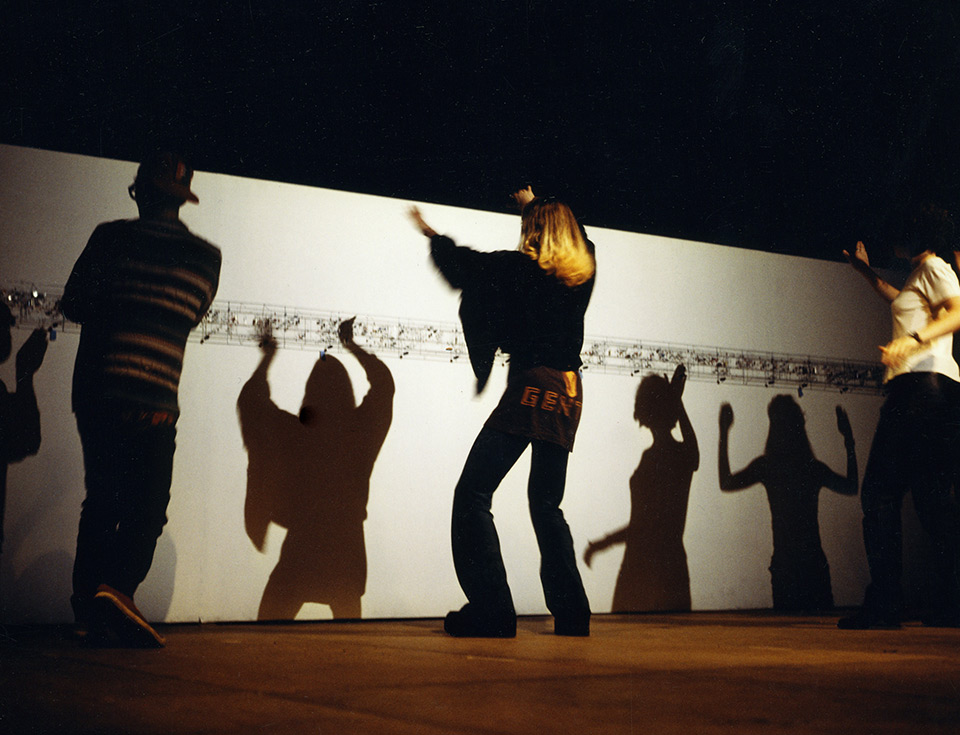 (Abb.3) RHYTHMIC SOUNDS I (TECHNOKLANGWAND), 1996